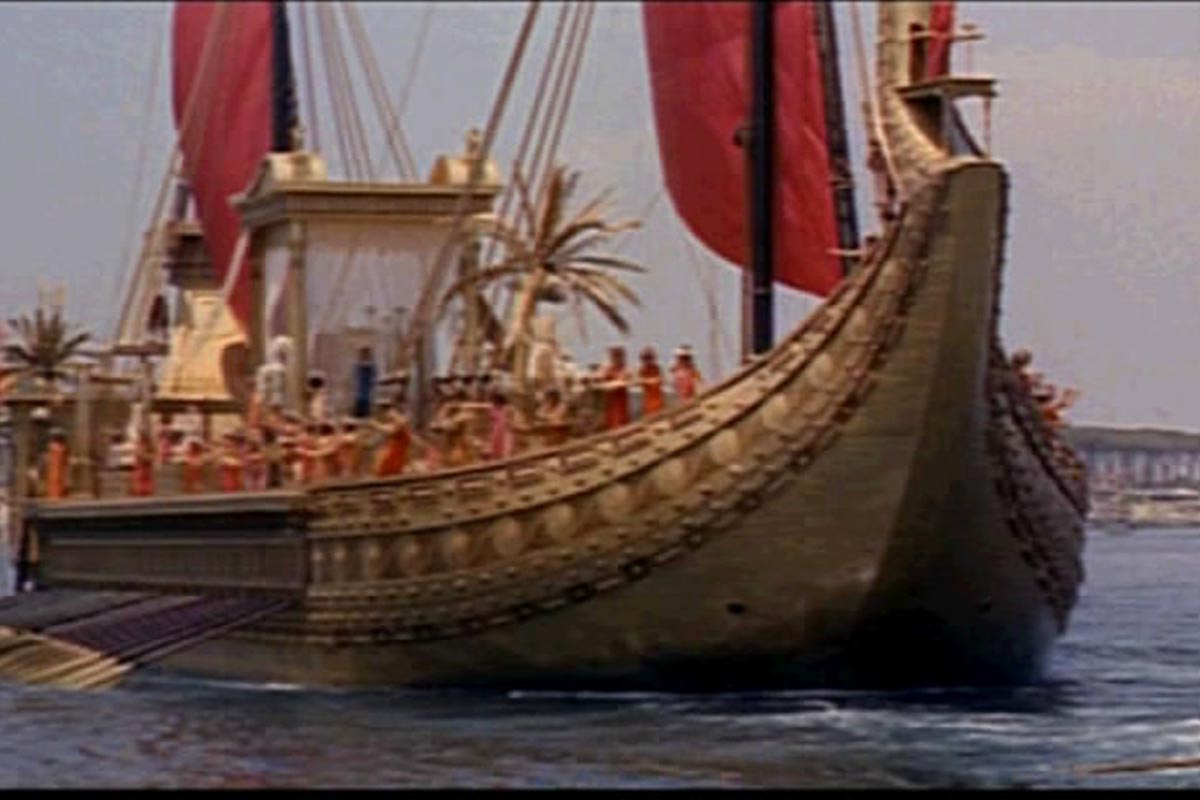 Screenshot from the trailer for the film Cleopatra Credit: The Film Cleopatra. Source: Wikipedia Commons