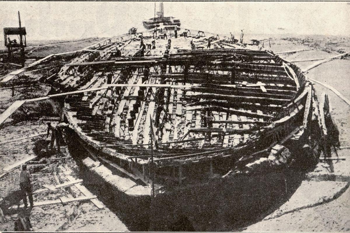Nemi Schiff Source: Wikipedia Commons / Bilderwoche 1929