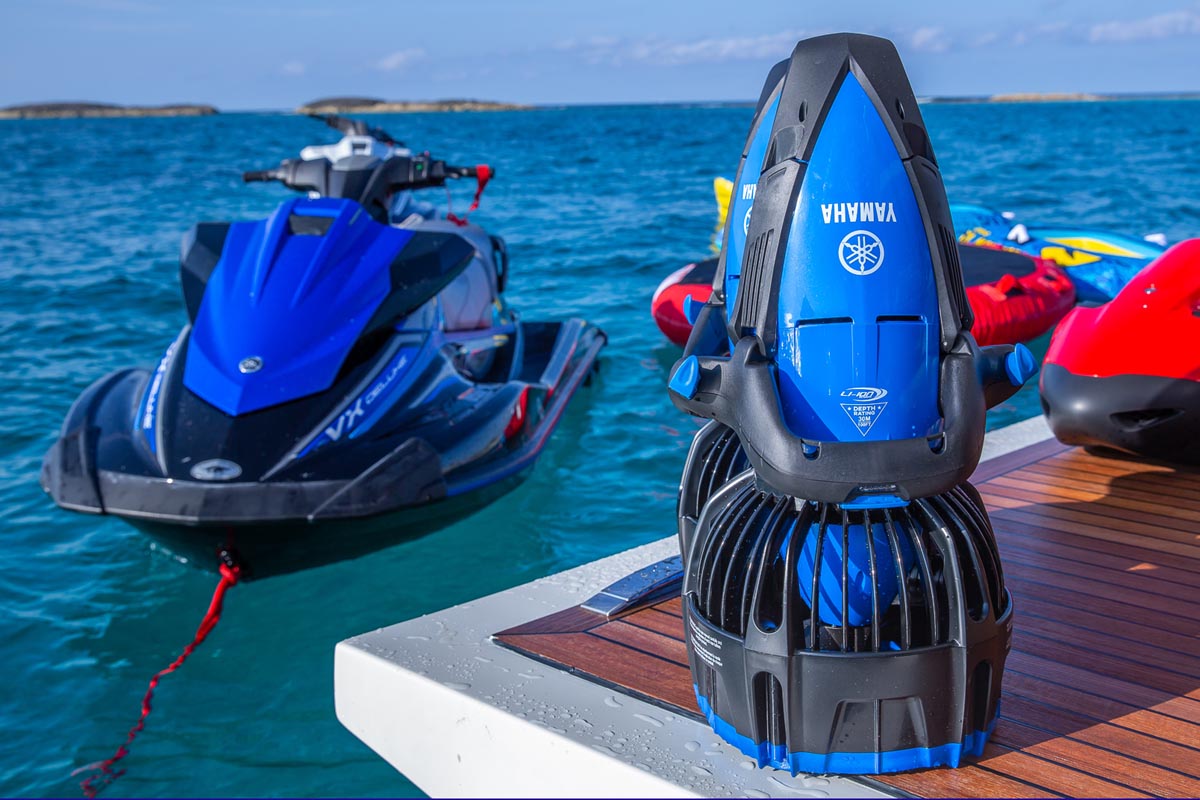 Toys on a yacht Toys on a yacht