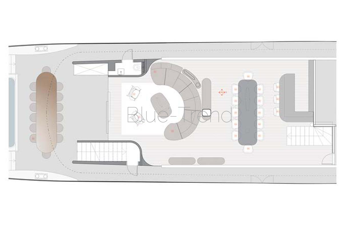 40m MS ANETTA main deck layout plan 40m MS ANETTA main deck layout plan