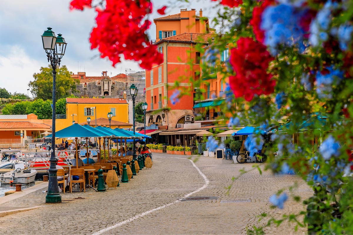The port of Villefranche