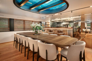 luxury MS yacht ANETTA formal dining luxury MS yacht ANETTA formal dining
