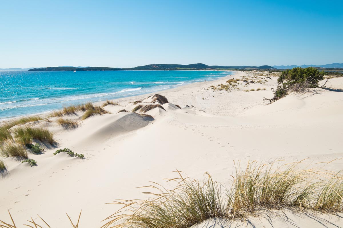Sardinia 08 porto-pino-beach-in-sant-anna-arresi-south-coast - Porto Pino beach in the South