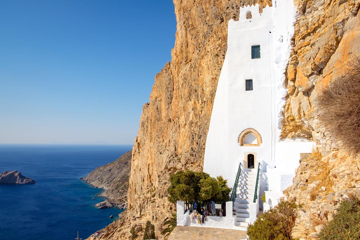 Amorgos Panagia Hozoviotissa monastery - Cyclades Greece