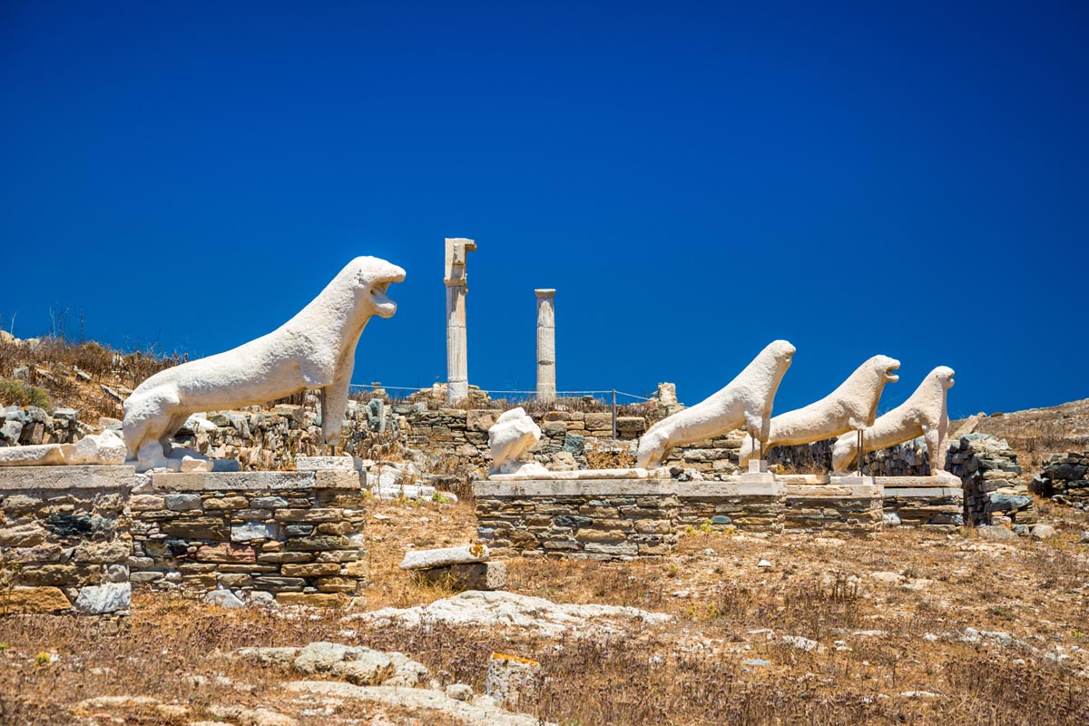 Delos lions - Greece Greece