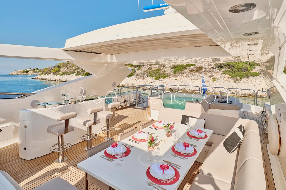 charter yacht MAKANI II sundeck charter yacht MAKANI II sundeck