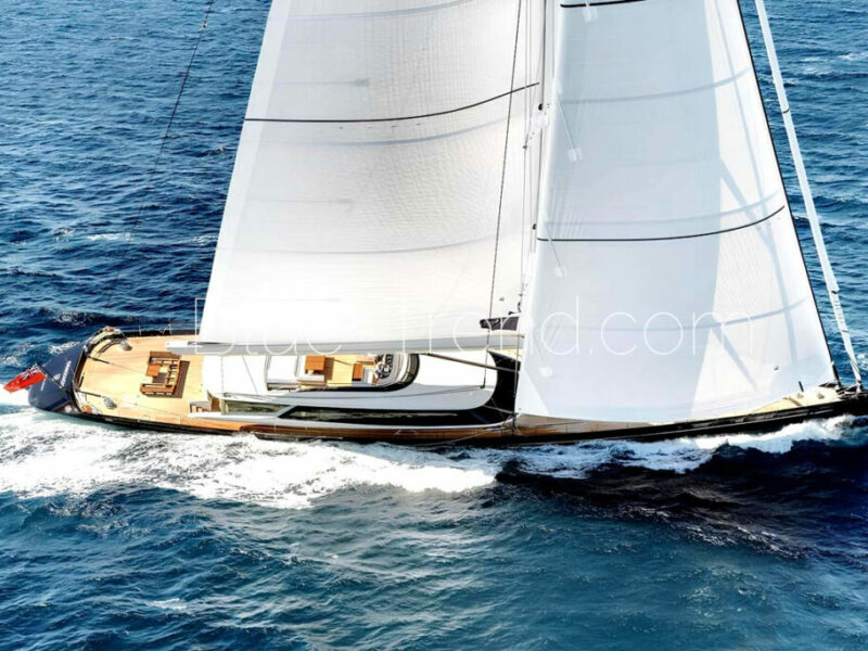 Alloy 58 KOKOMO sailing 58m Alloy performance S/Y KOKOMO under sail