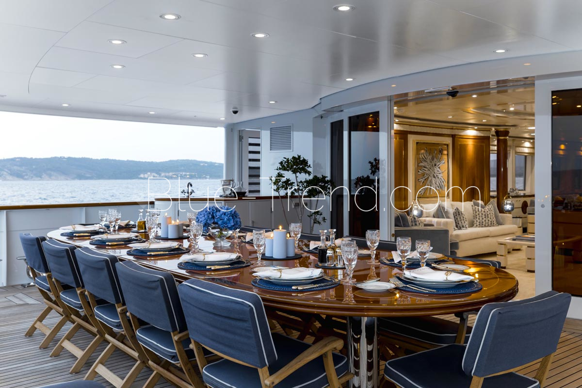 55m Feadship OLYMPUS main aft deck 55m Feadship OLYMPUS main aft deck