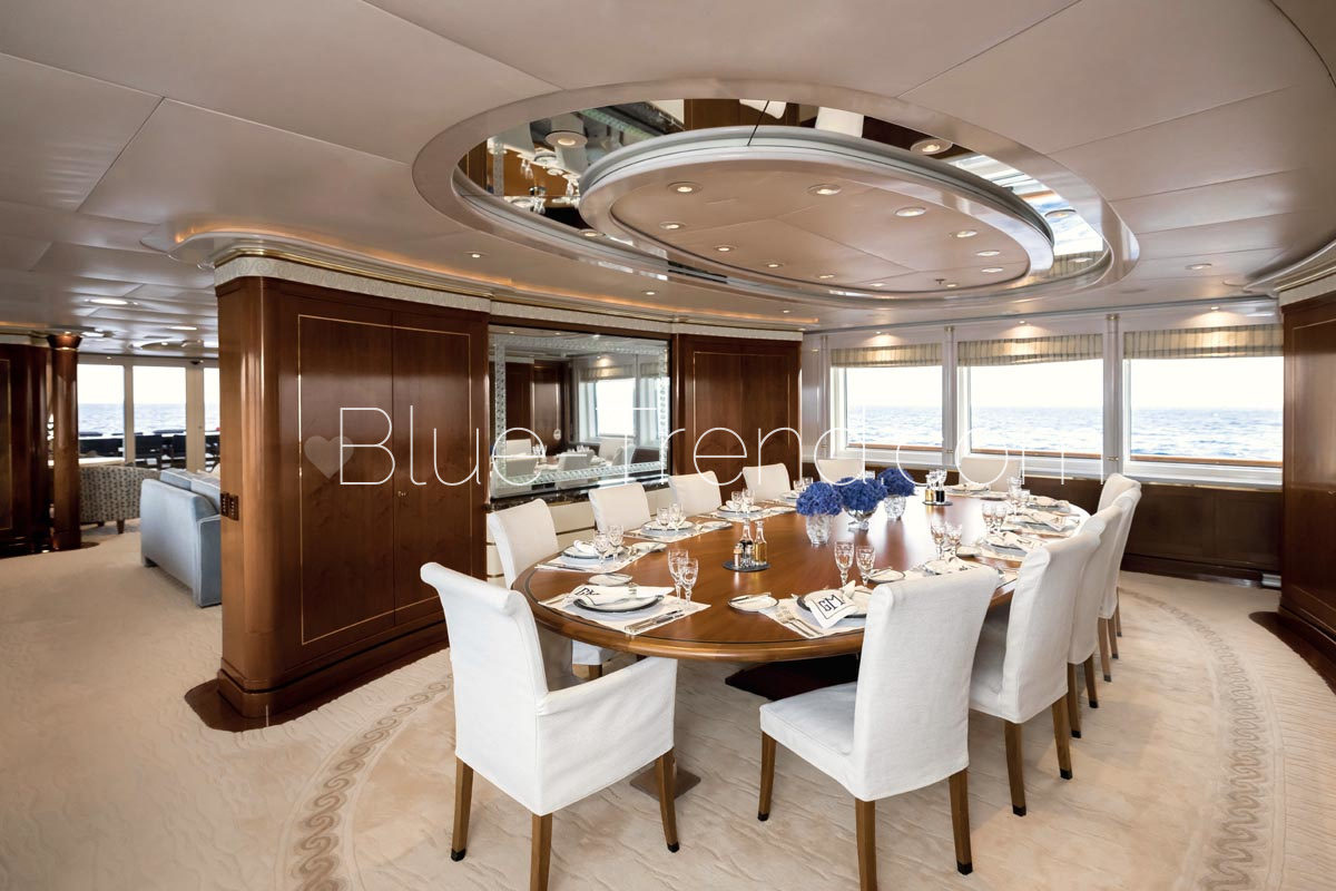 Feadship OLYMPUS formal dining Feadship OLYMPUS formal dining