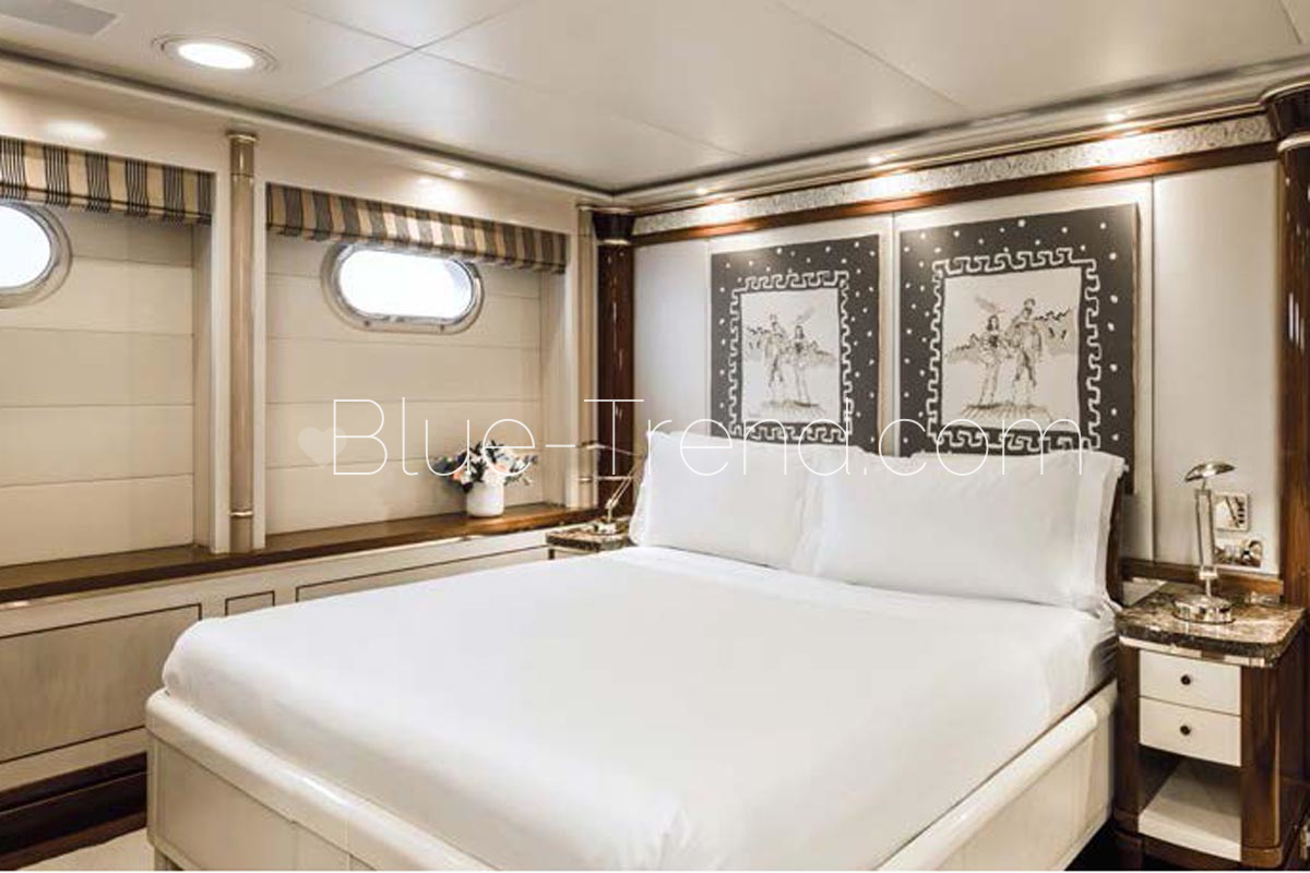 Feadship OLYMPUS lower deck guest cabin Feadship OLYMPUS lower deck guest cabin