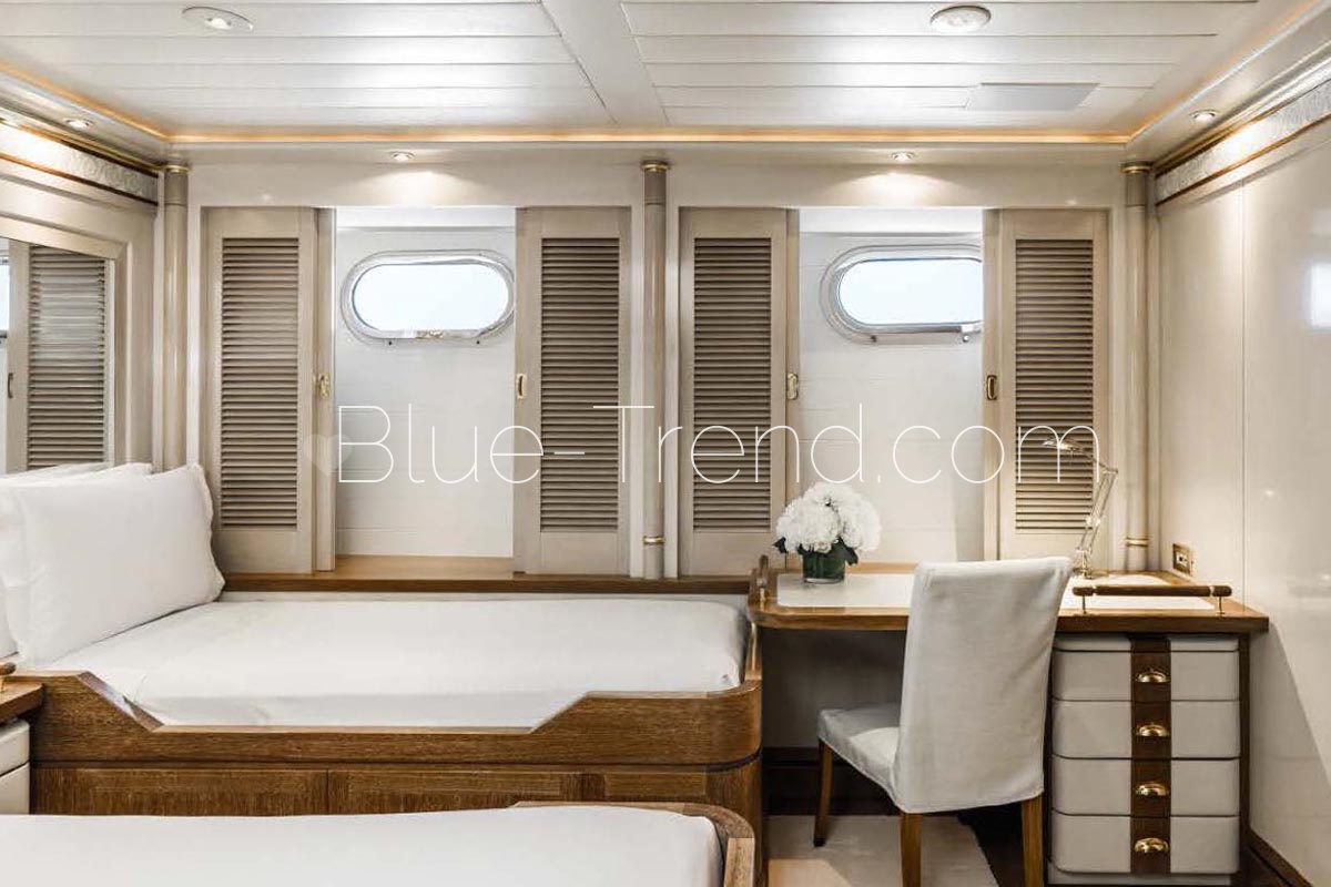 Feadship OLYMPUS lower deck twin cabin 2 Feadship OLYMPUS lower deck twin cabin 2