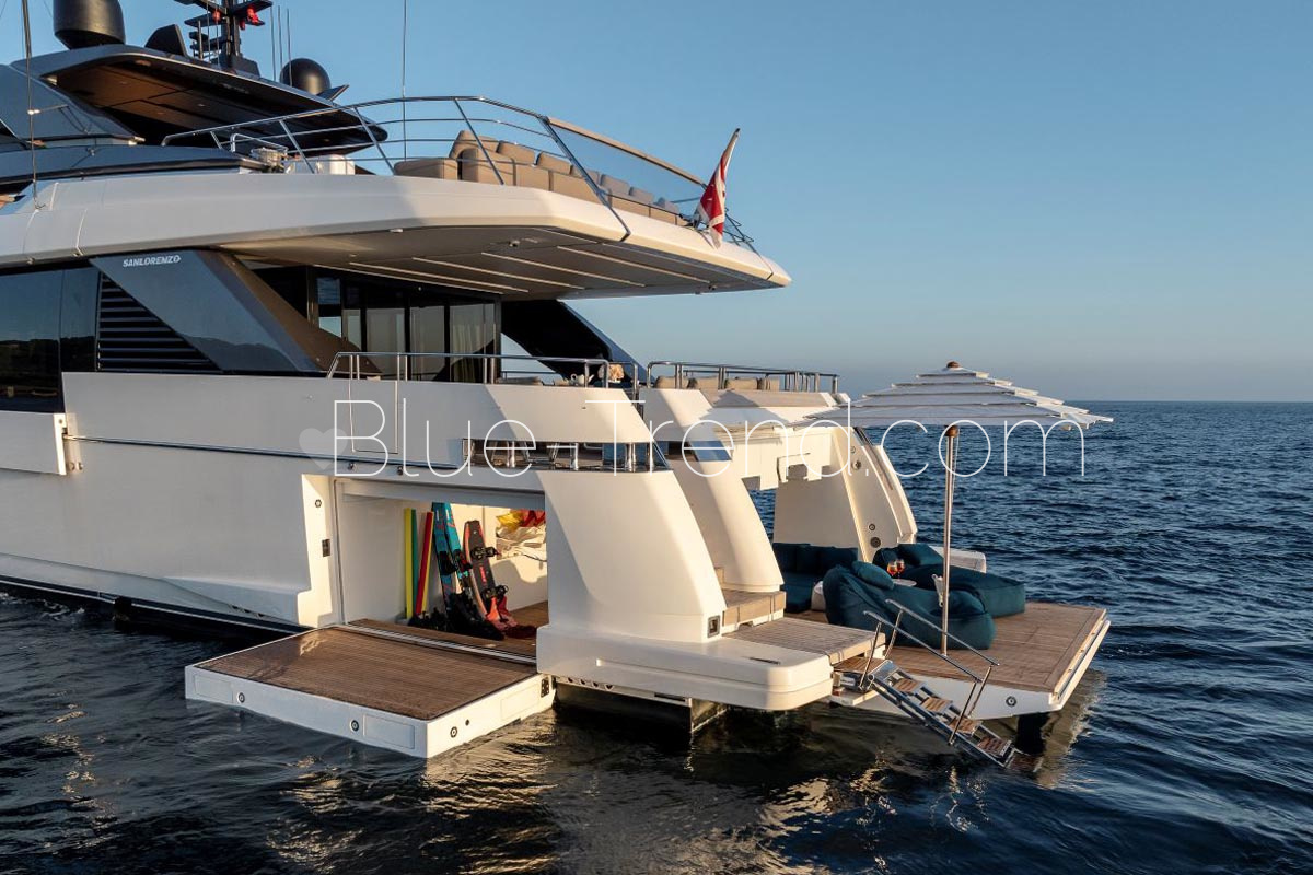 charter yacht VAUBAN aft charter yacht VAUBAN aft