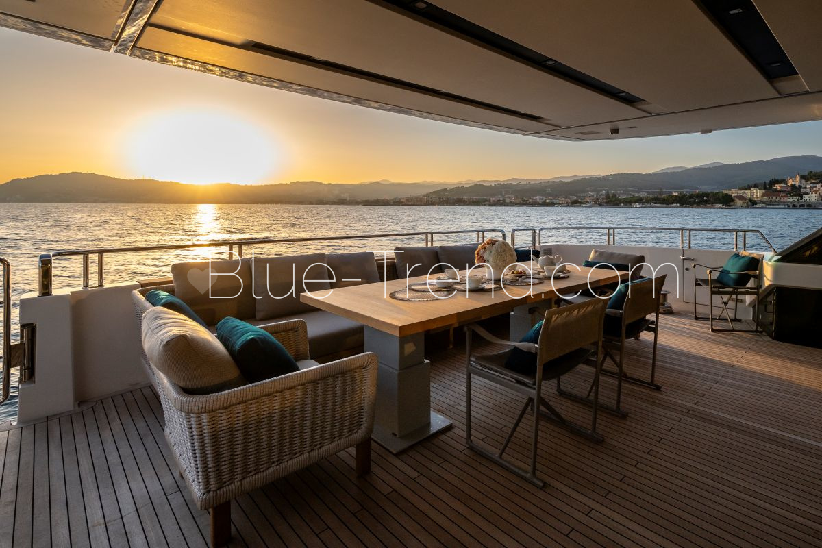 charter yacht VAUBAN main aft deck charter yacht VAUBAN main aft deck